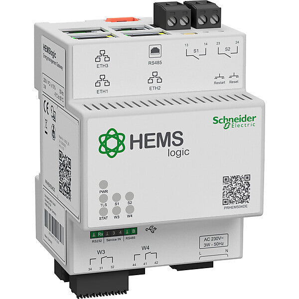 Schneider Electric HEMSlogic Gateway EnWGPar.14a,230V,4TE PRHEMS04DE